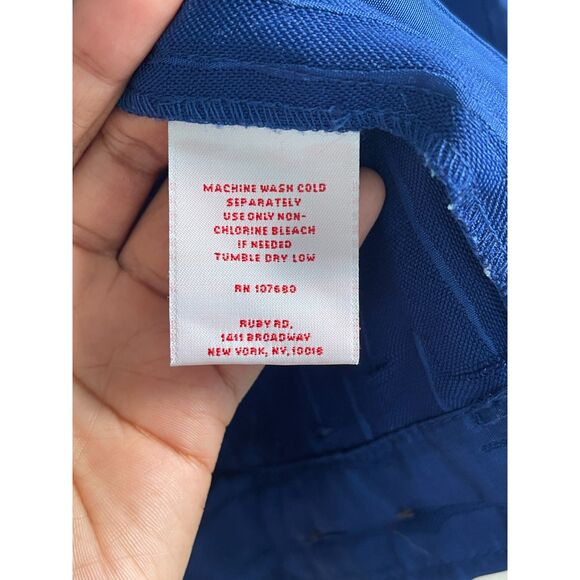 Ruby Rd. Women's Petite Blue Cropped textured Jacket Size 14 - Picture 3 of 6